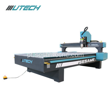 Router do CNC de 3 linhas centrais para a gravura de alumínio do metal